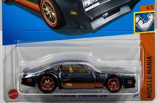 Hot Wheels '77 Pontiac Firebird T/A Super Treasure Hunt 206/250 Muscle Mania 4/5