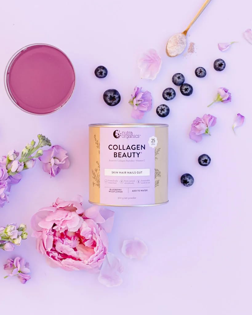 Nutra Naturals Collagen Beauty Powder 672g, VERISOL Bioactive Collagen Peptides + 100% RDI Vitamin C, Supports Skin, Hair, Nails + Gut