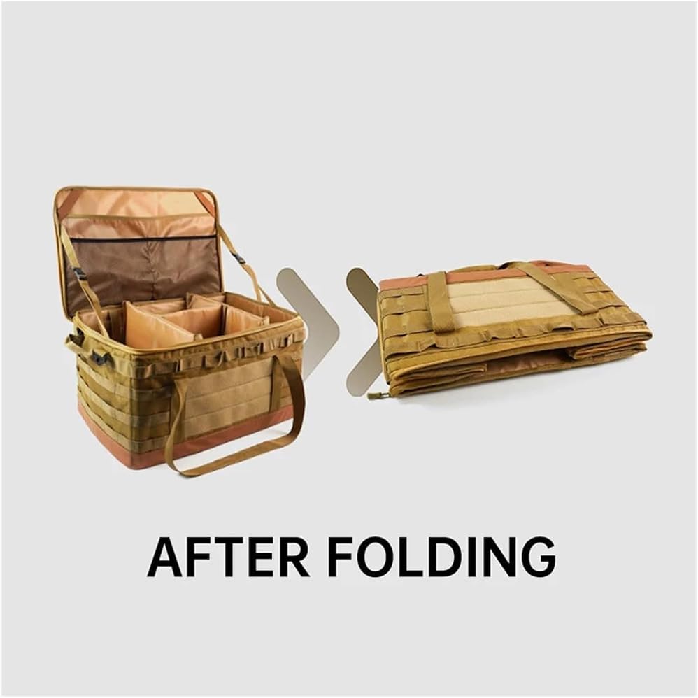 Betterlifew Camp Kitchen Box 45L Camping Storage Camp Gear Storage Bag Camping Gear Oxford Cloth Portable Travel Storage Box, Kitchen Storage & Organisation, Outdoor Cookware Organizer, Picnic Bag