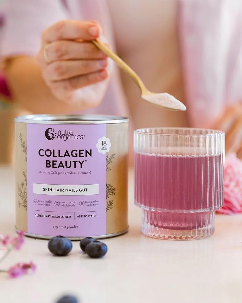 Nutra Naturals Collagen Beauty Powder 672g, VERISOL Bioactive Collagen Peptides + 100% RDI Vitamin C, Supports Skin, Hair, Nails + Gut