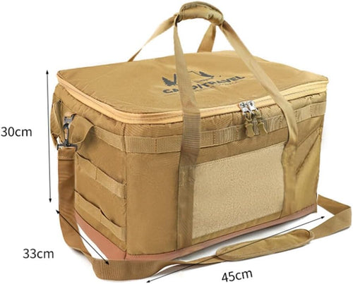 Betterlifew Camp Kitchen Box 45L Camping Storage Camp Gear Storage Bag Camping Gear Oxford Cloth Portable Travel Storage Box, Kitchen Storage & Organisation, Outdoor Cookware Organizer, Picnic Bag