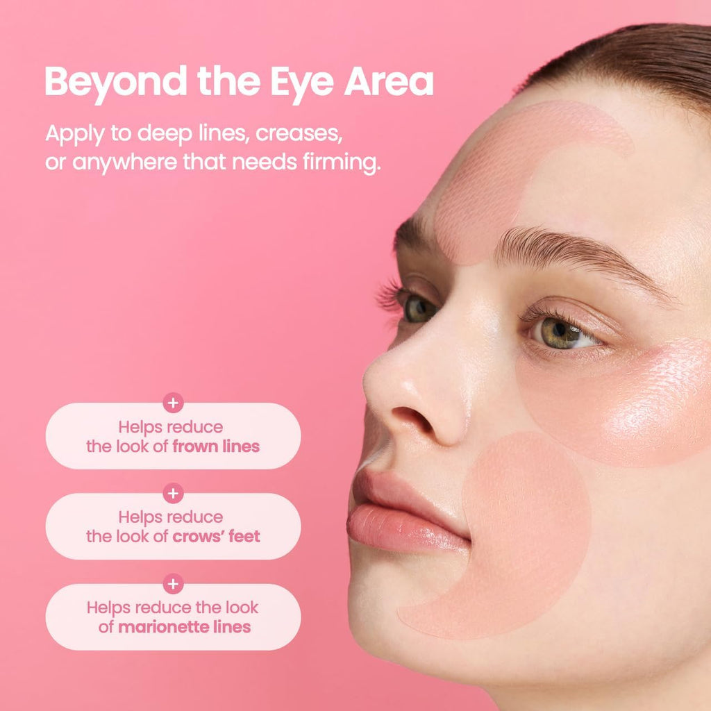 BIODANCE Collagen Peptide Eye Patches, Anti Wrinkle & Smile Line Patches for Face, Under Eye Mask for Fine Lines & Eye Bags, Travel Essentials & Self Care Gifts for Women, Korean Skin Care (60 Count) | Under Eye Mask, Patches for Face, Travel Essentials,