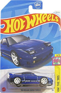 Hot Wheels '96 Nissan 180SX Type X Super Treasure Hunt, Blue, Die-Cast Car, 90's Theme, 211/250, 6/10