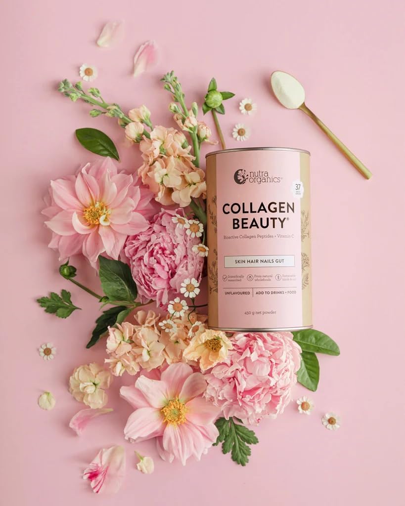 Nutra Naturals Collagen Beauty Powder 672g, VERISOL Bioactive Collagen Peptides + 100% RDI Vitamin C, Supports Skin, Hair, Nails + Gut