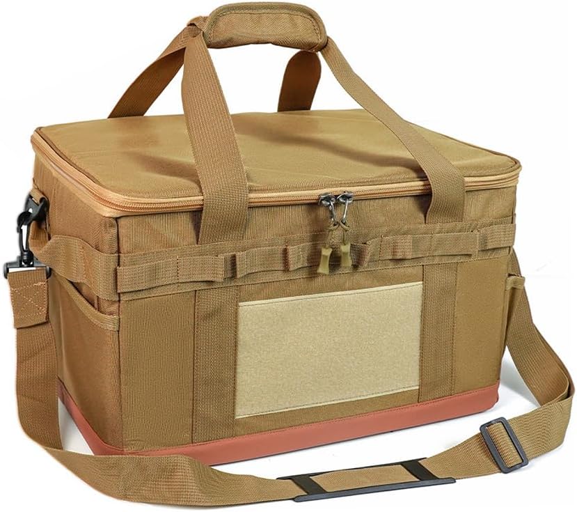 Betterlifew Camp Kitchen Box 45L Camping Storage Camp Gear Storage Bag Camping Gear Oxford Cloth Portable Travel Storage Box, Kitchen Storage & Organisation, Outdoor Cookware Organizer, Picnic Bag