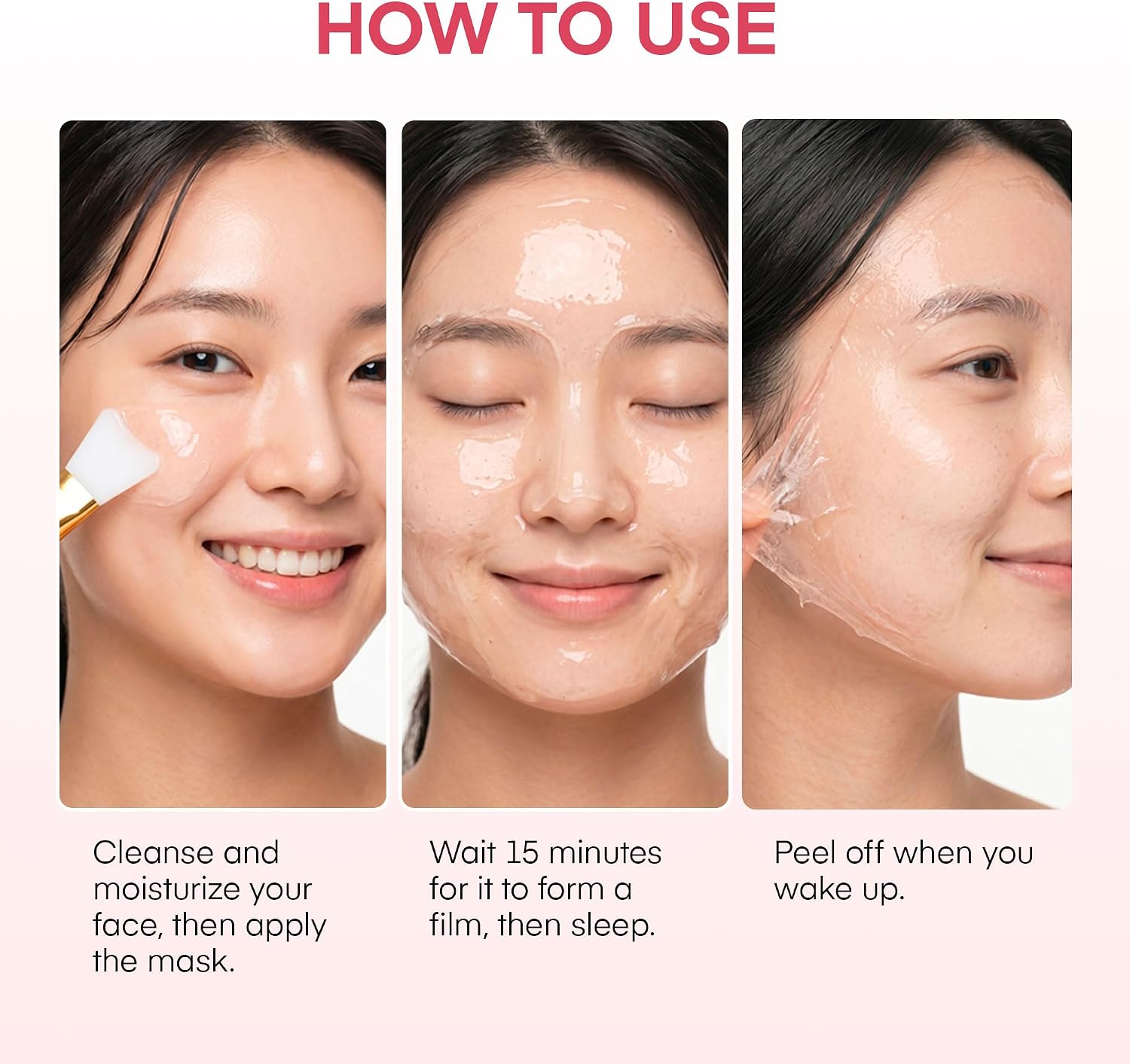 YURI Collagen Night Wrapping Mask: Overnight Collagen Peel Off Mask - Achieve Glass Skin with Elasticity & Hydration - Deep Hydration Overnight - Renews Skin Balance - For All Skin Types(2.53 fl.oz)