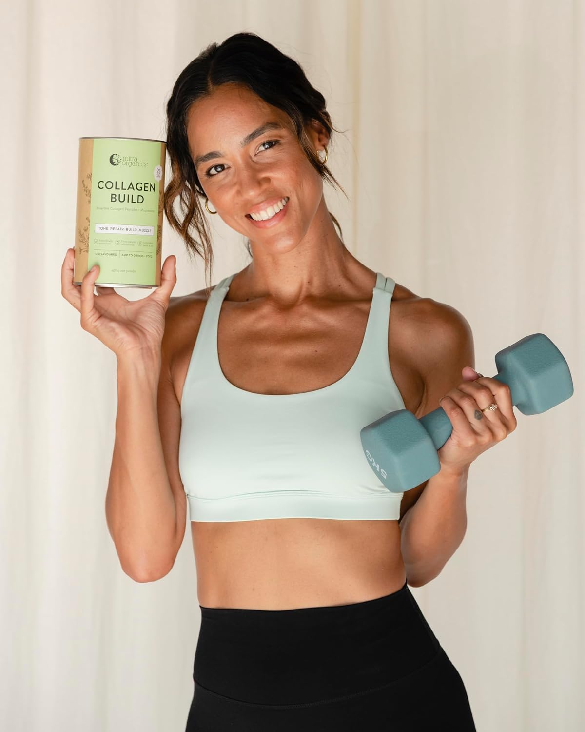 Nutra Naturals Collagen Protein Powder (Previously Collagen Build) 450g, Bioactive Collagen Peptides + Magnesium, 17 g Protein Per Serve, Supports Muscle Tone + Recovery