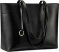 Kattee Vintage Genuine Tote Bag for Women Work Shoulder Purse