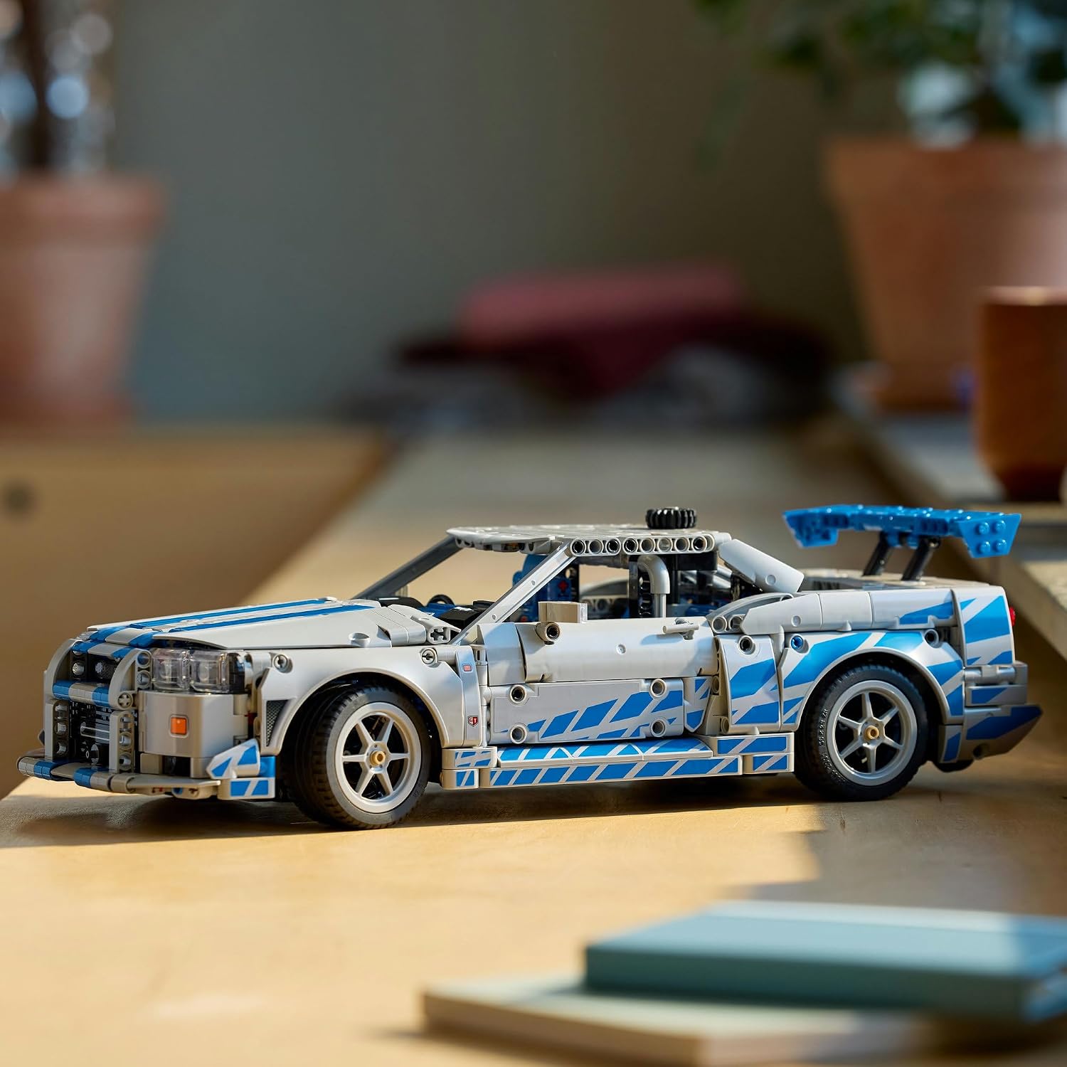 LEGO® Technic™ 2 Fast 2 Furious Nissan Skyline GT-R (R34) Car 42210 Model Kit, Vehicle Building Set, Creative Toy Set for Men, Women or Any Adult Fan