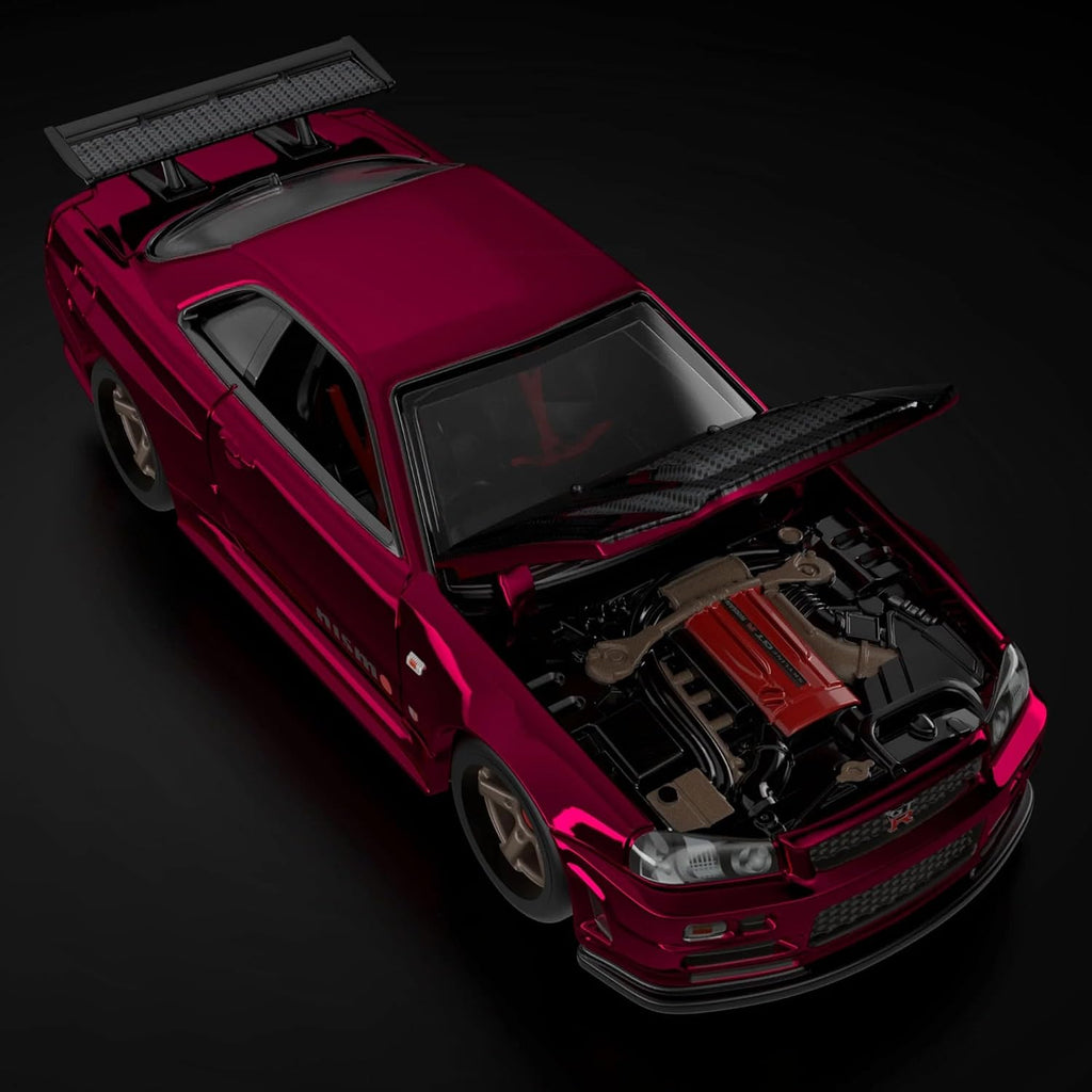 Hot Wheels Nissan Skyline GT-R (BNR34) RLC Exclusive Collectors sELECTIONs - Oxblood Red