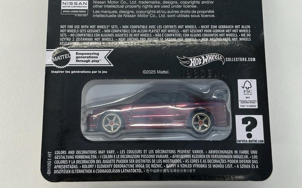 Hot Wheels Nissan Skyline GT-R (BNR34) RLC Exclusive Collectors sELECTIONs - Oxblood Red
