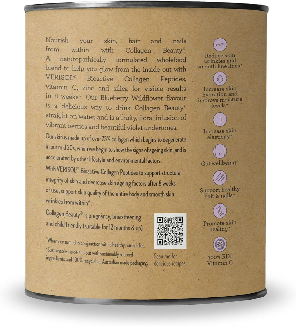 Nutra Naturals Collagen Beauty Powder 672g, VERISOL Bioactive Collagen Peptides + 100% RDI Vitamin C, Supports Skin, Hair, Nails + Gut