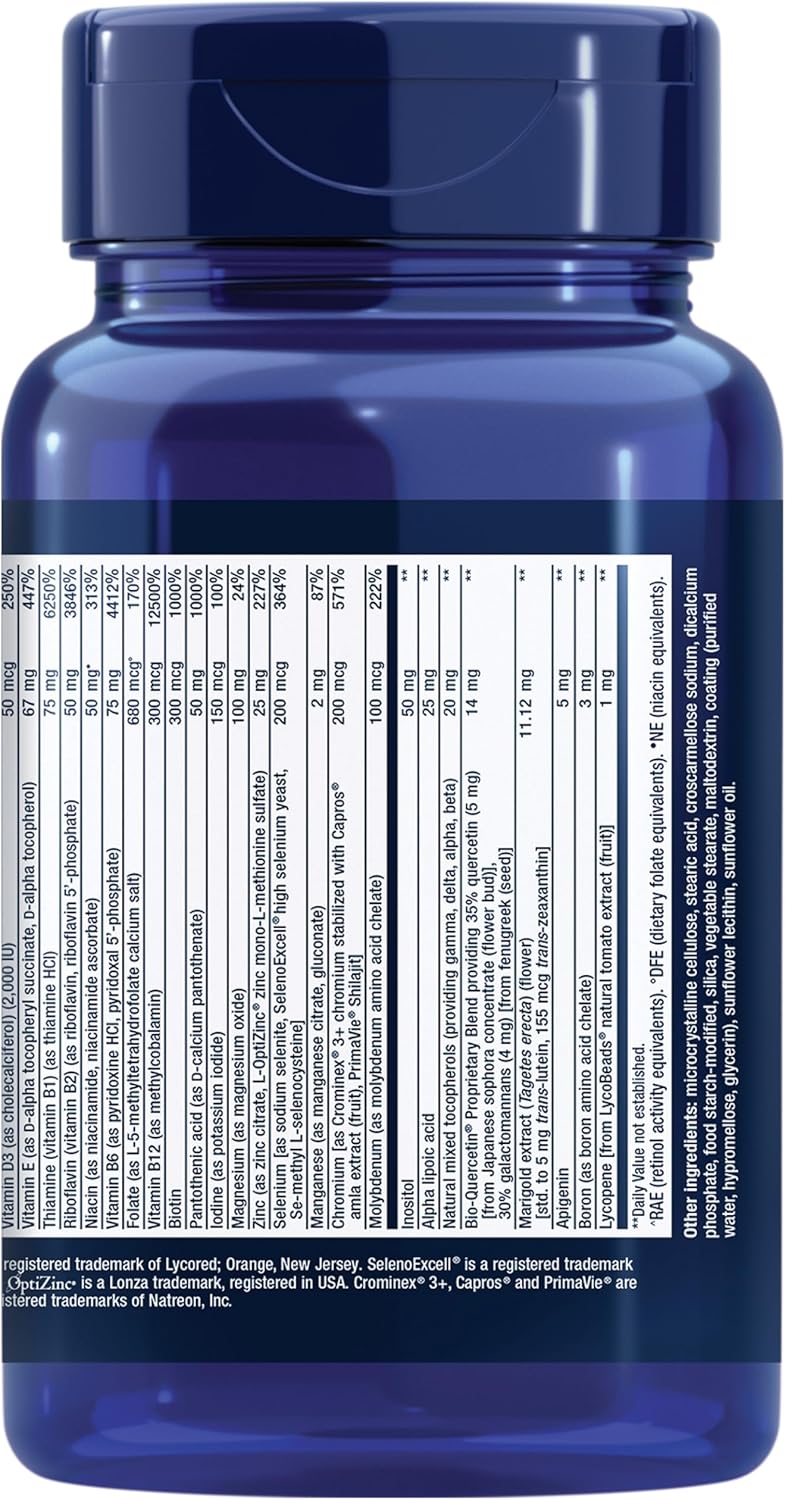 Life Extension Two Per Day (High Potency Multi-vitamin & Mineral Supplement), 120 Tablets