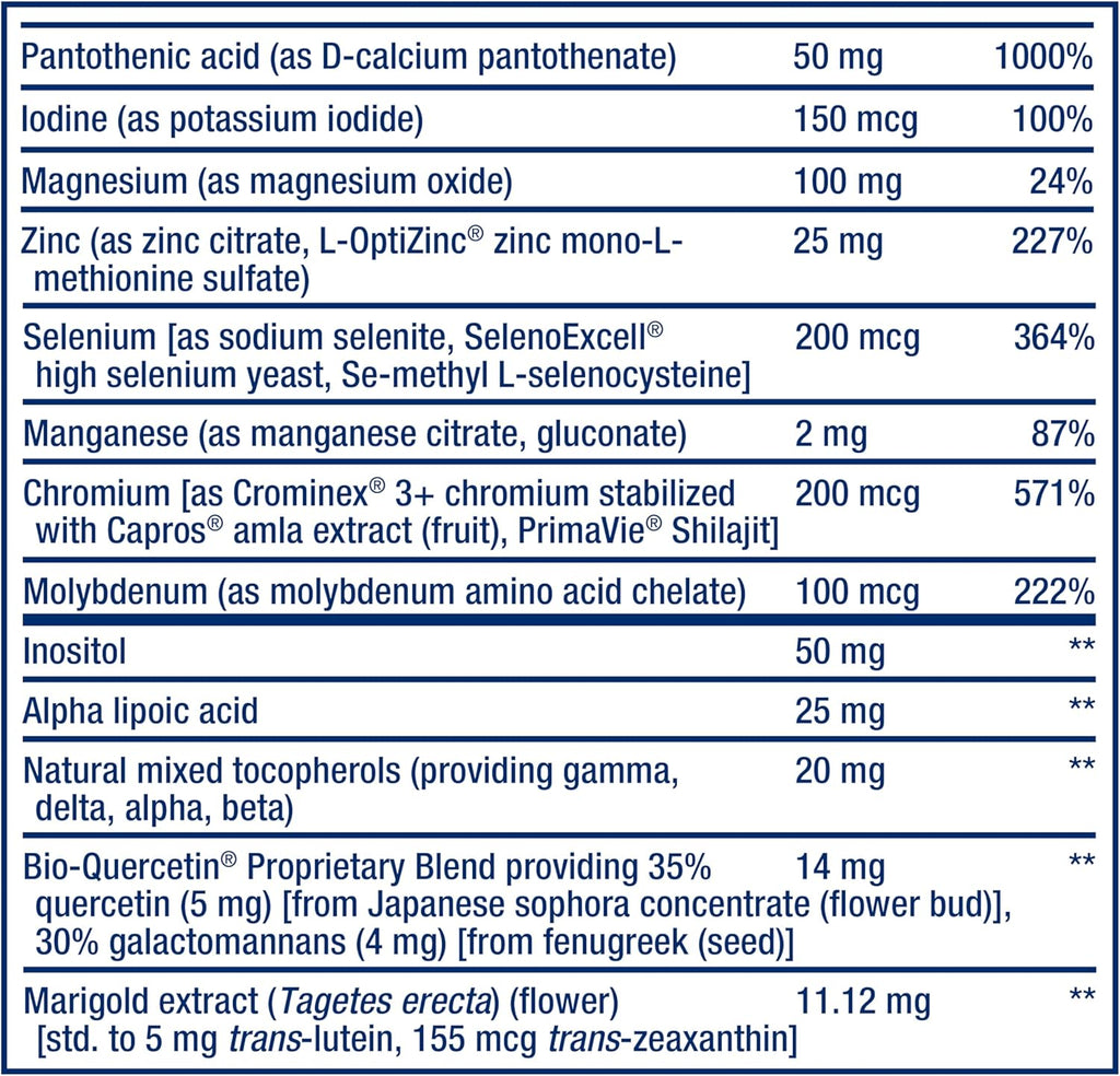 Life Extension Two Per Day (High Potency Multi-vitamin & Mineral Supplement), 120 Tablets
