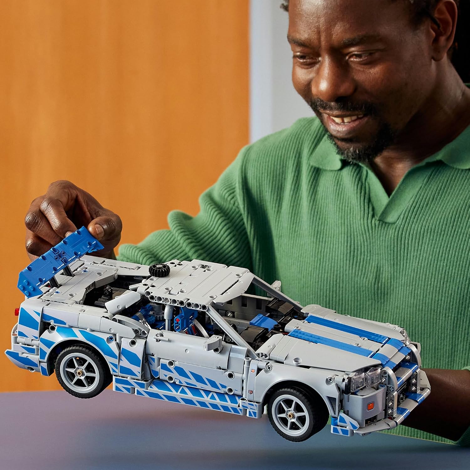 LEGO® Technic™ 2 Fast 2 Furious Nissan Skyline GT-R (R34) Car 42210 Model Kit, Vehicle Building Set, Creative Toy Set for Men, Women or Any Adult Fan